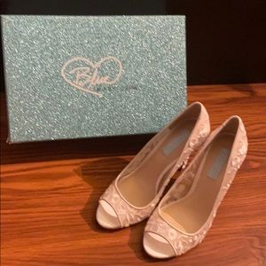 Betsey Johnson, Floral, Lace Heels